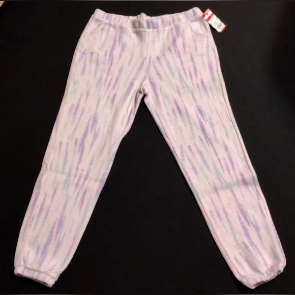 Girls XL PLUS 14 / 16 Fleece Joggers PJ Bottoms Pants NEW Cat & Jack - Picture 4 of 12